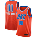 tocy Custom OC.Thunder Orange Swingman Stitched Jerseys- Statement Edition