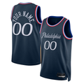 tocy Custom P.76ers Navy 202526 City Edition Swingman Jerseys
