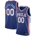 tocy Custom P.76ers Royal 2020-21 Swingman Jerseys - Icon Edition