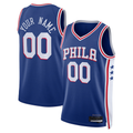 tocy Custom P.76ers Royal 2022-23 Swingman Jerseys - Icon Edition