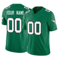 Tocy Custom P.Eagles Green Kelly Alternate Vapor F.U.S.E. Home Game Any Name & Numbers Stitched Jerseys