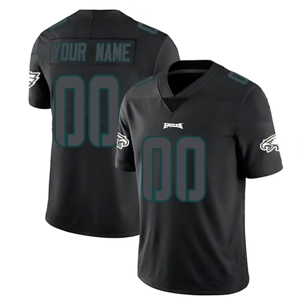 Tocy Custom P.Eagles Limited Black Impact Home Game Any Name & Numbers Stitched Jerseys