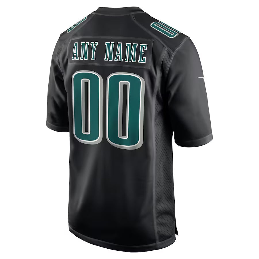 tocy Custom P.Eagles Midnight Black Fashion Game Stitched Jerseys