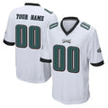 Tocy Custom P.Eagles White Home Game Any Name & Numbers Stitched Jerseys