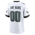 tocy Custom P.Eagles White Stitched Home Game Stitched Jerseys