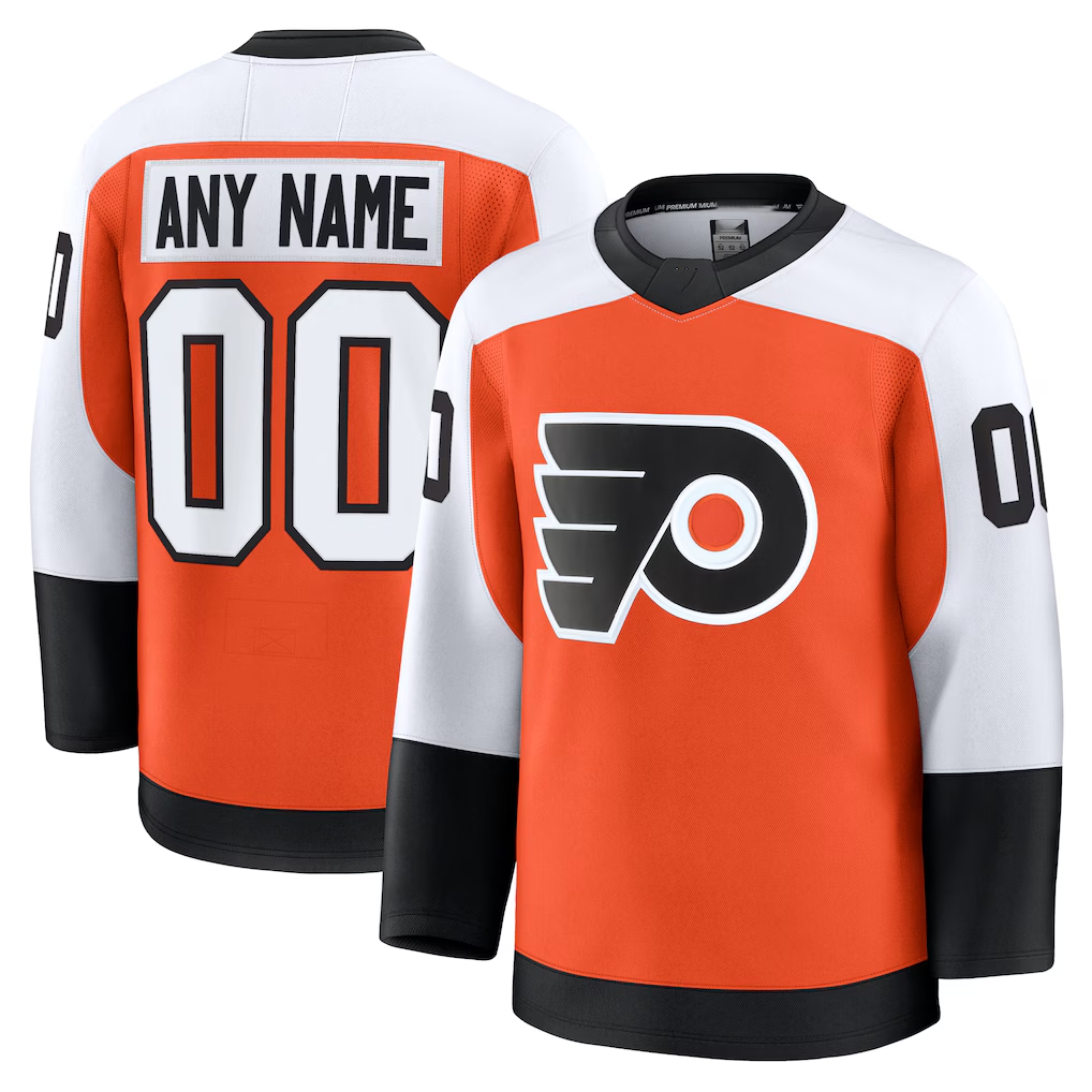 Tocy Custom P.Flyers Orange Home Premium Jerseys