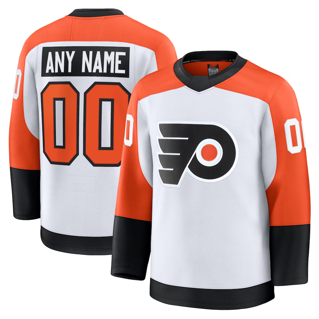 Tocy Custom P.Flyers White Away Premium Jerseys