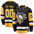 Tocy Custom P.Penguins Black Home Breakaway Jerseys