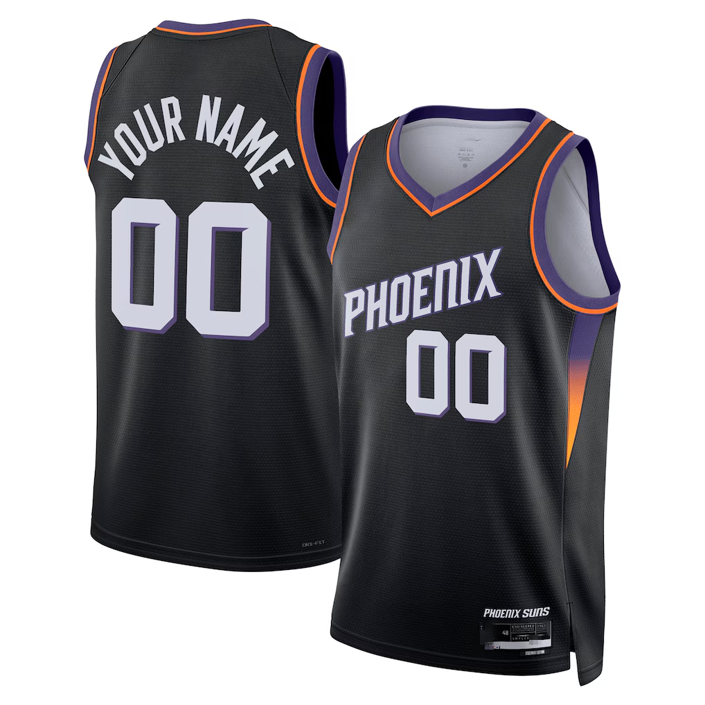 tocy Custom P.Sunss Black Swingman Jerseys - Statement Edition
