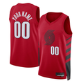 tocy Custom PT.Blazers Red 2022-2023 Swingman Jerseys - Statement Edition