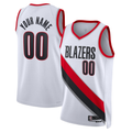tocy Custom PT.Blazers White Swingman Jerseys - Association Edition