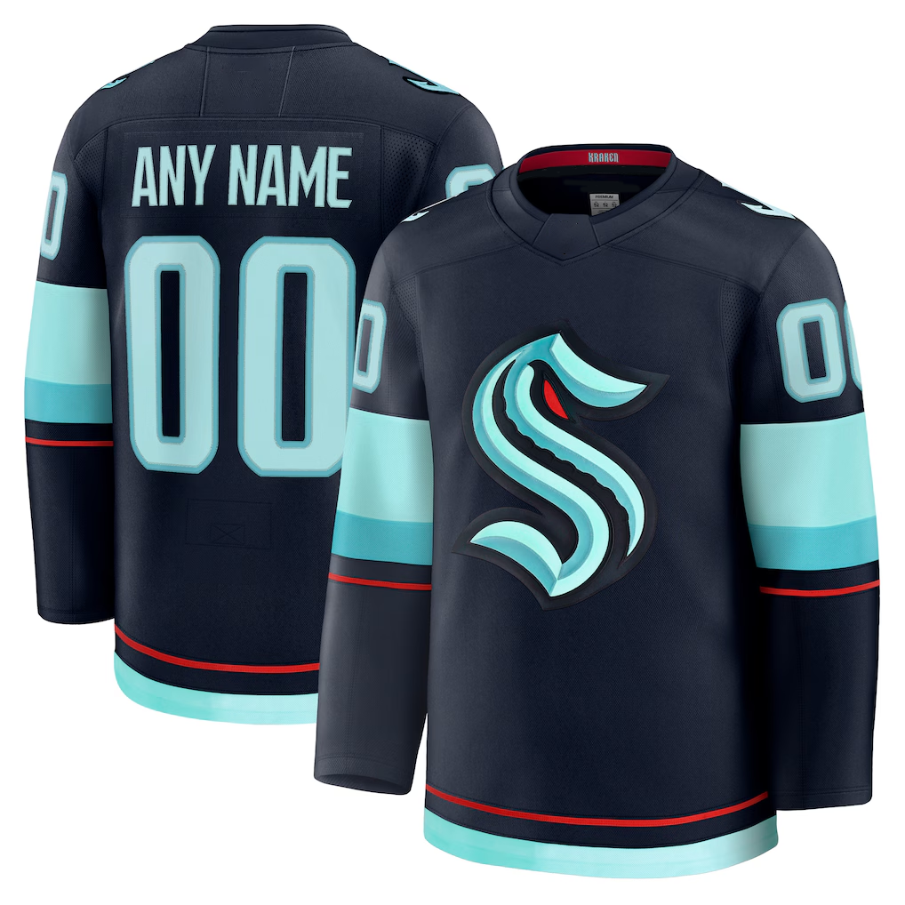 Tocy Custom S.Kraken Deep Sea Blue Home Premium Jerseys