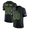 Tocy Custom S.Seahawks Black Impact Limited Home Game Any Name & Numbers Stitched Jerseys