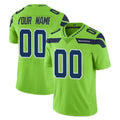 Tocy Custom S.Seahawks Green Limited Color Rush Home Game Any Name & Numbers Stitched Jerseys