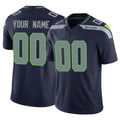Tocy Custom S.Seahawks Navy Limited Vapor F.U.S.E. Home Game Any Name & Numbers Stitched Jerseys