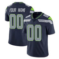 Tocy Custom S.Seahawks Navy Limited Vapor Untouchable Home Game Any Name & Numbers Stitched Jerseys