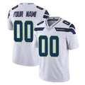 Tocy Custom S.Seahawks White Limited Vapor Untouchable Home Game Any Name & Numbers Stitched Jerseys