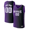 tocy Custom S.kings Fanatics Purple Fast Break Jerseys - Statement Edition