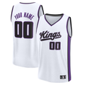 tocy Custom S.kings Fanatics White Fast Break Jerseys - Association Edition