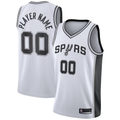 tocy Custom SA.Spurs White 2020-2021 Swingman Jerseys - Association Edition