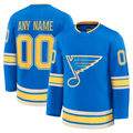 Tocy Custom St.L.Blues Blue Alternate Premium Jerseys