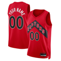 tocy Custom T.Raptors Red Swingman Jerseys - Icon Edition