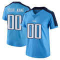 Tocy Custom T.Titans Light Blue Limited Color Rush Home Game Any Name & Numbers Stitched Jerseys