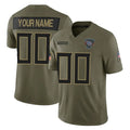 Tocy Custom T.Titans Olive Limited 2025 Salute to Service Home Game Any Name & Numbers Stitched Jerseys
