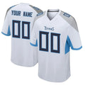 Tocy Custom T.Titans White Home Game Any Name & Numbers Stitched Jerseys