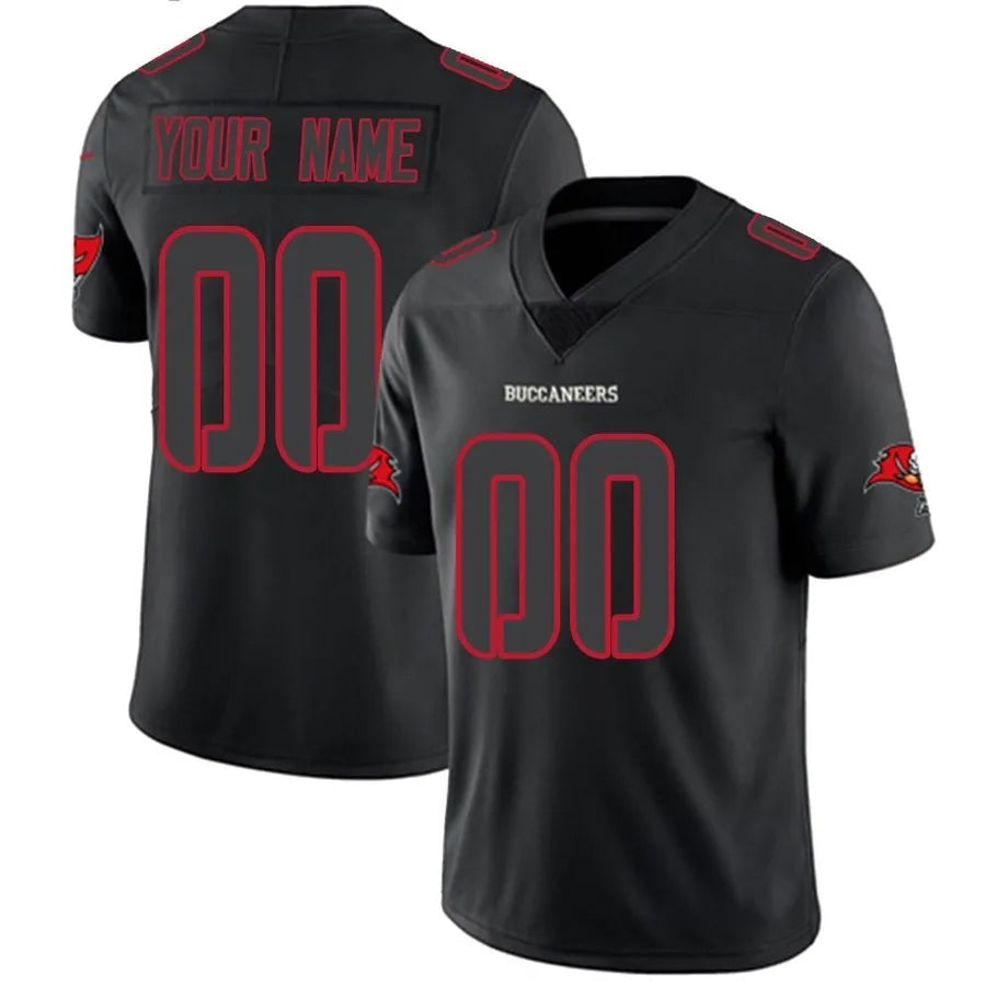 tocy Custom TB.Buccaneers Limited Black Stitched Jerseys
