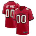 tocy Custom TB.Buccaneers Red Replica Game Stitched Jerseys