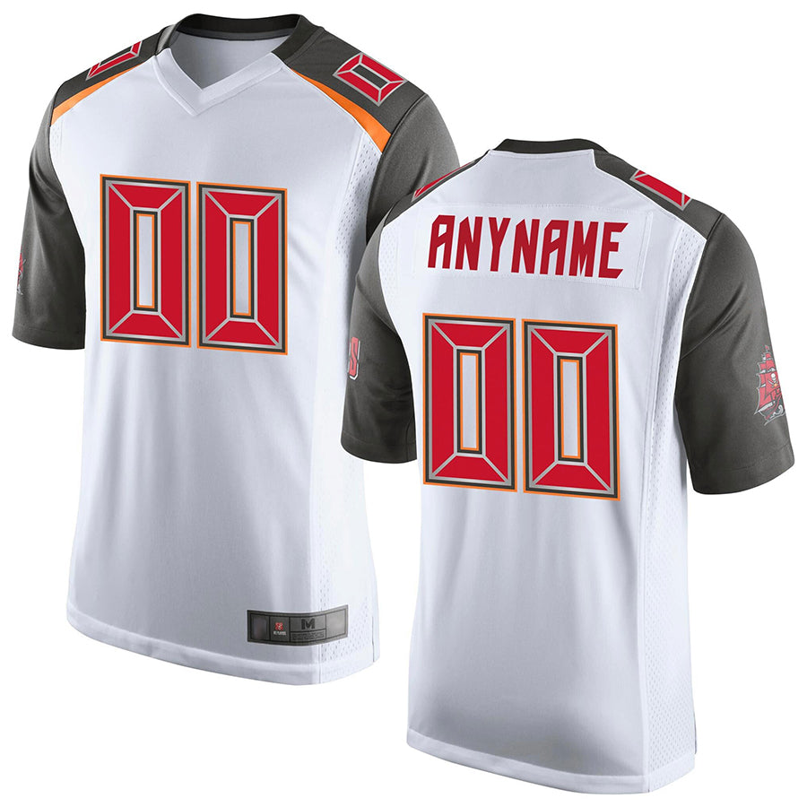 tocy Custom TB.Buccaneers White Game Stitched Jerseys