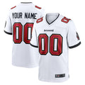 tocy Custom TB.Buccaneers White Replica Game Stitched Jerseys