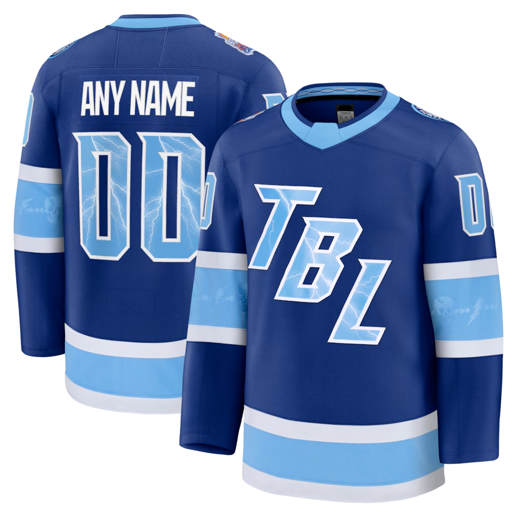Tocy Custom TB.Lightning Blue 2026 Stadium Series Premium Jerseys
