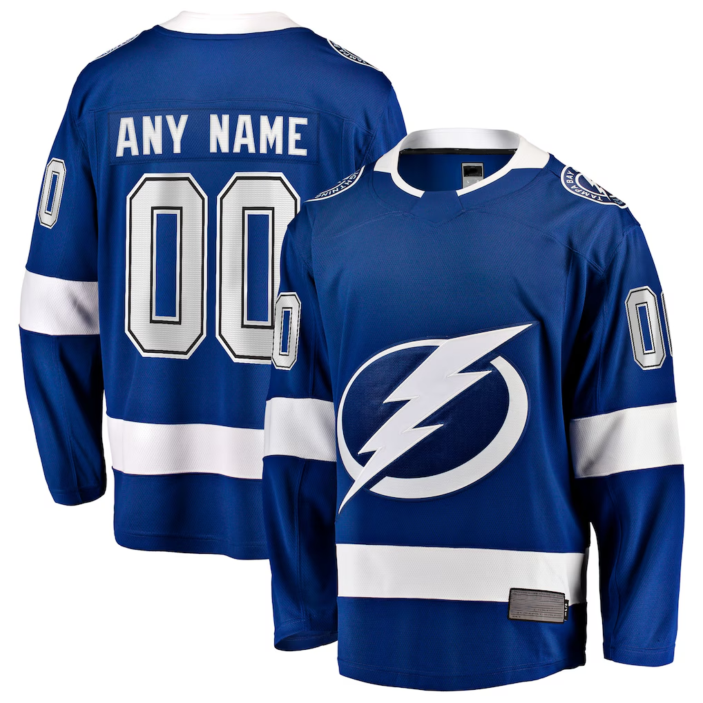Tocy Custom TB.Lightning Blue Home Breakaway Jerseys