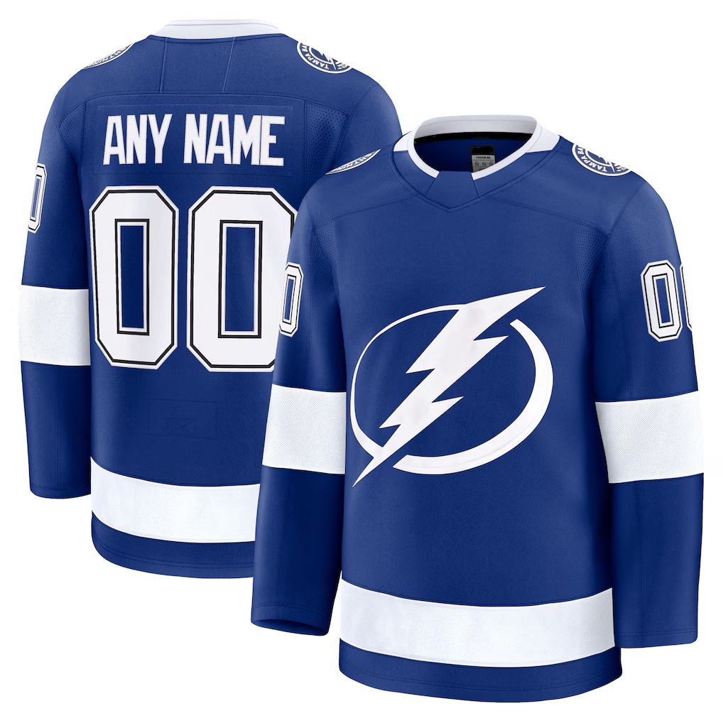 Tocy Custom TB.Lightning Blue Home Premium Jerseys
