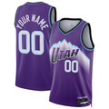 tocy Custom U.Jazz Purple Swingman Jerseys - Icon Edition