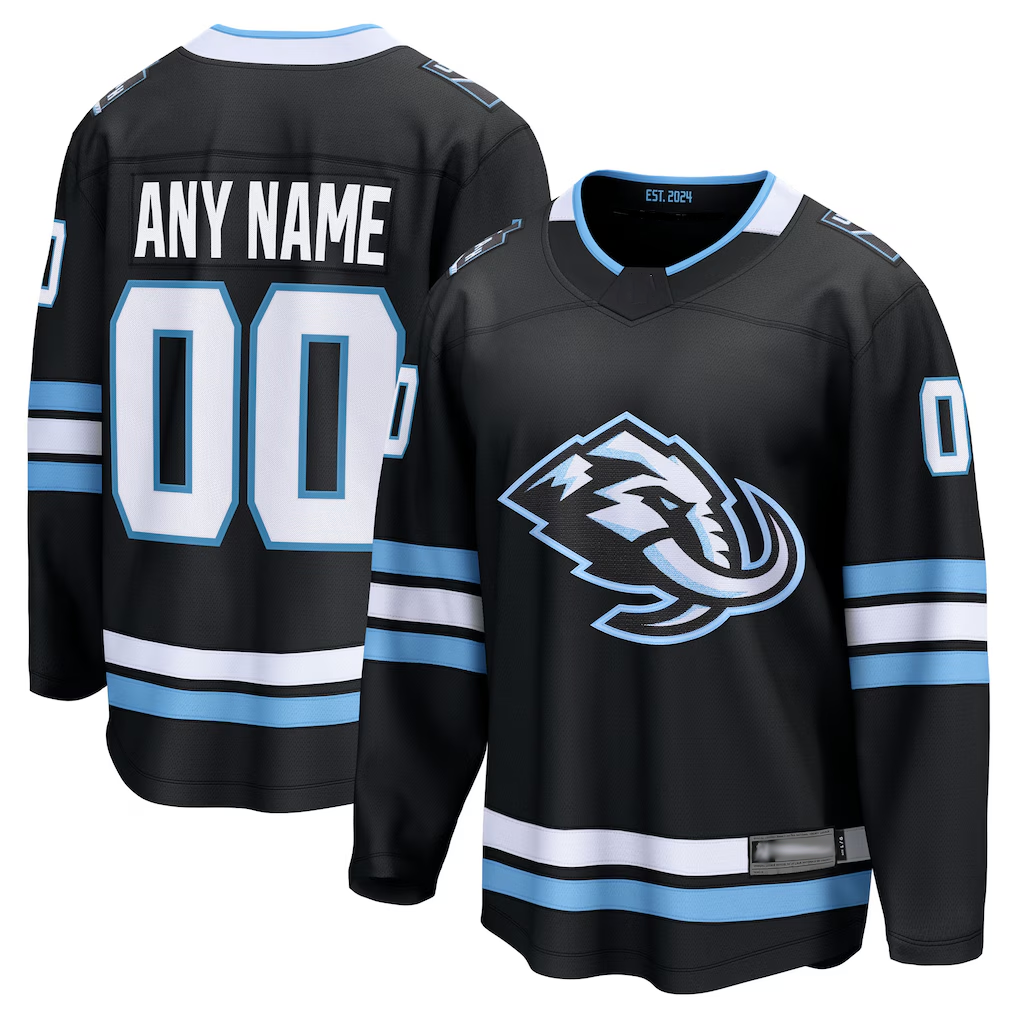 Tocy Custom U.Mammoth Black Home Breakaway Jerseys