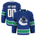 Tocy Custom V.Canucks Blue Home Authentic Pro Jerseys