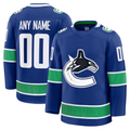 Tocy Custom V.Canucks Blue Home Premium Jerseys