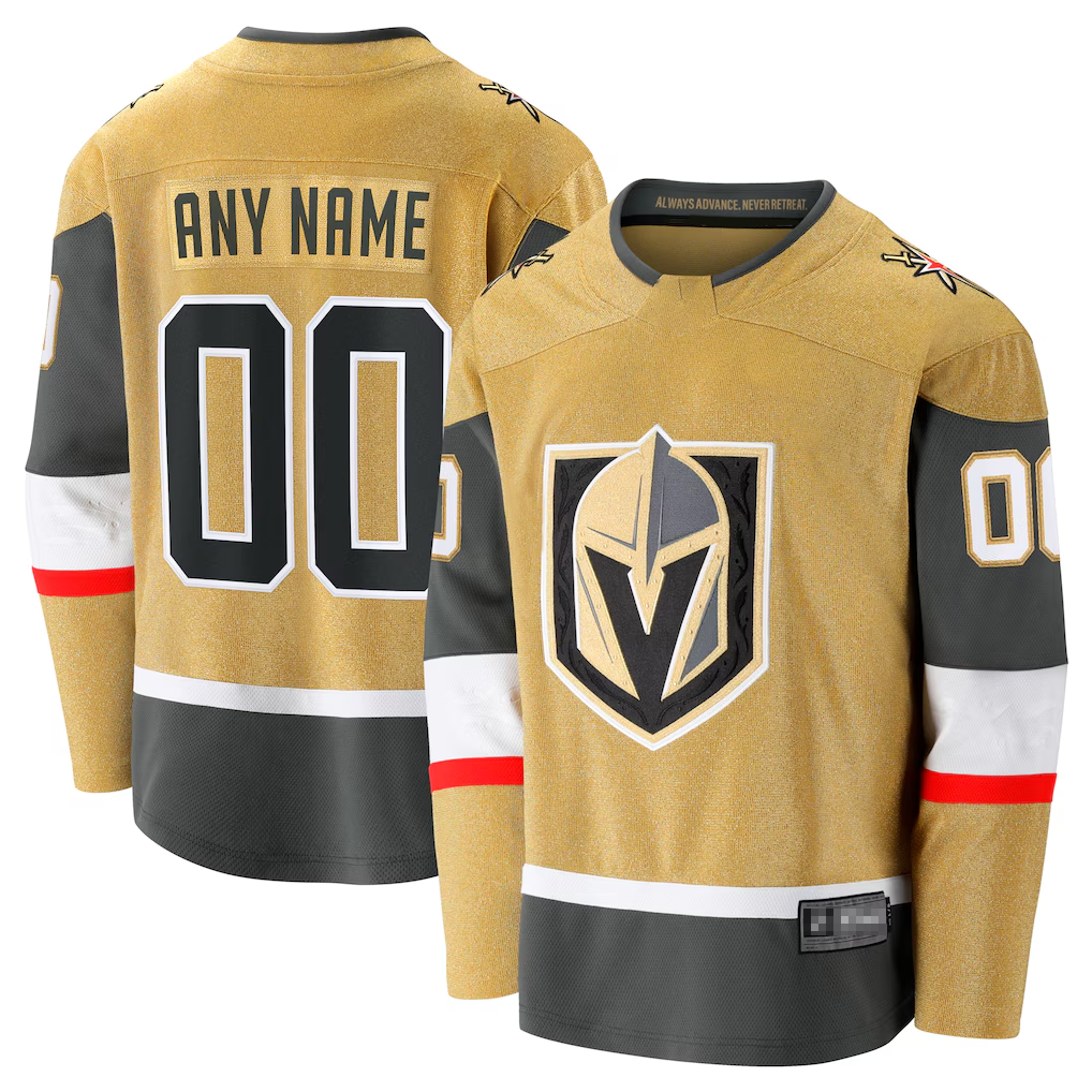 Tocy Custom V.Golden Knights Home Breakaway Jerseys