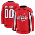 Tocy Custom W.Capitals Red Home Premium Jerseys