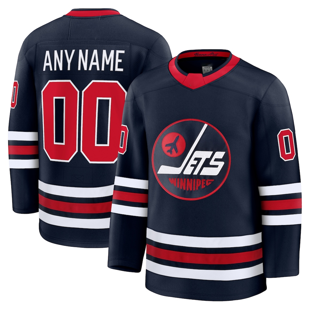 Tocy Custom W.Jets Navy Alternate Premium Jerseys