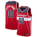 tocy Custom W.Wizards Red 2020-21 Swingman Jerseys - Icon Edition