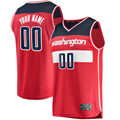 tocy Custom W.Wizards Red Fast Break Replica Jerseys - Icon Edition