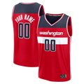 tocy Custom W.Wizards Red Fastbreak Jerseys - Icon Edition