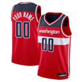 tocy Custom W.Wizards Red Swingman Jerseys - Icon Edition