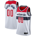 tocy Custom W.Wizards White 2020-21 Swingman Jerseys - Association Edition