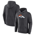 tocy D.Broncos Ash One Color Pullover Hoodie Limited Blank Player Stitched Jerseys