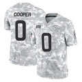 tocy D.Broncos #0 Jonathon Cooper Player Arctic Camo Salute To Service Limited Stitched Jerseys